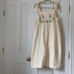 Embroidered dress